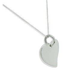 Large Silver Heart Necklace in a Luxury Jewellery Presentation Box Stunning Ladies Present