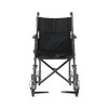 Caring Folding Transport Wheelchair with Swing-Away Footrests, Full Length Arms,