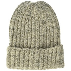 VERO MODA Women's Vmanna Rib Beanie Ga Noos hat, Silver Mink, One Size Fits All