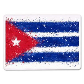 Lantern Press Cuban Flag, Abstract Watercolor Splatter (52 Playing Cards, Poker Size Card Deck with Jokers)