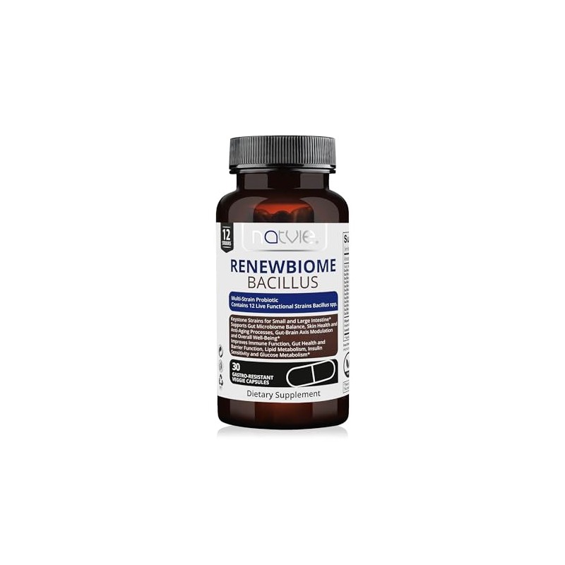 Renewbiome Bacillus - Probiotic with 10 Strains of Bacillus -