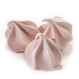 Krunchy Melts Original Meringue Cookies | Strawberry Flavor | Only 80 Calories Per Serving | Fat Free, Gluten Free, Dairy Free (4 Oz)