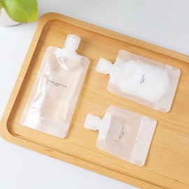 Reusable Cosmetic Dispensing Tube Pouch 30ml 50ml 100ml 50ml 30ea