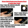 SWITCHDOCTOR Window Master Switch for 2009-2014 Nissan Maxima SV 25401-9N00D