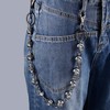 Gosknor Skull Wallet Chain, 23.6in Metal Gothic Punk Pants Chain