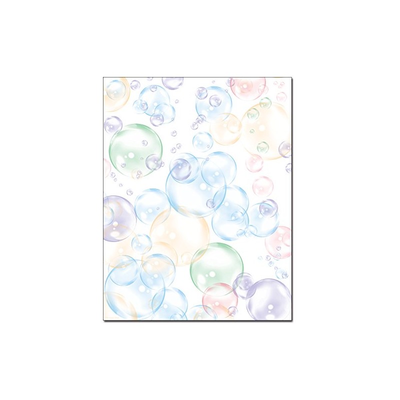 Floating Bubbles Letterhead Laser & Inkjet Printer Paper, 100 pack