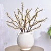 1 PCS Champagne Pearl Branches, 42cm Bendable Artificial Beaded Stem