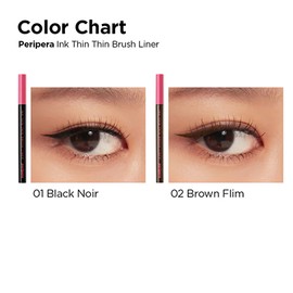Peripera [Peripera]Ink Thin Thin Brush Liner (2 Colors)