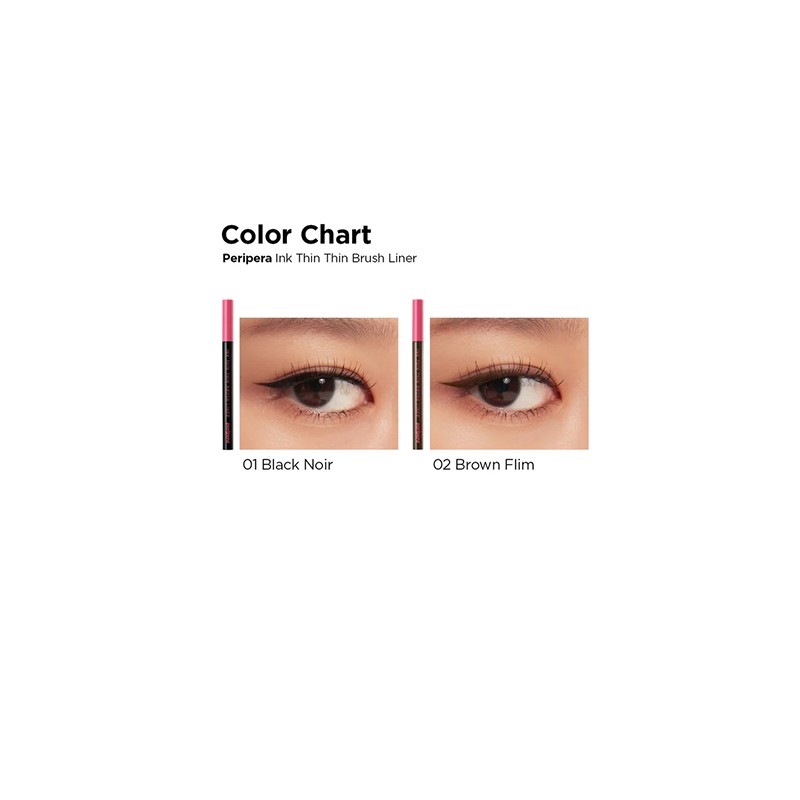 Peripera [Peripera]Ink Thin Thin Brush Liner (2 Colors)