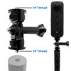 Aluminum Camera Tripod Mount Adapter & 1/4"-20 Adapter Screw Head