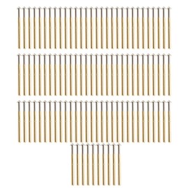 100 Pcs P156‑E Spring Pressure Test Probes Tapered Head Type 2.36mm Diameter Pogo Pin Test Tools PCB Testing Pin