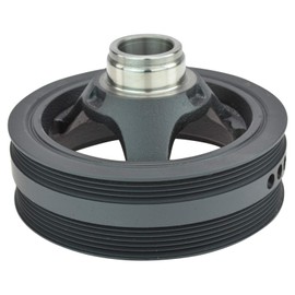 TRQ Harmonic Balancer Crank Pulley Compatible with Chevy GMC Truck Van Tahoe 4.8 6.2 5.3