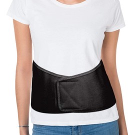 BodyMed Sure-Fit™ Two-Pull Lumbosacral Support, Black, 3X-Large – Lower Back Stabilizer – Secure Lumbar Wrap to Support & Stabilize Core Muscles – All-Day Support at Home, In the Office, & Gym