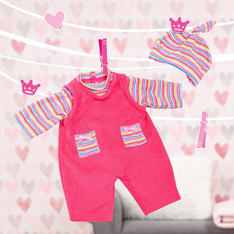 Bayer Design 8461900 Doll Clothes Set for Dolls, 42-46 cm