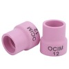 Ceramic Welding Cup Set Red 12# Replacement for Air Cooled
