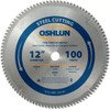 Oshlun SBF-120100 12-Inch 100 Tooth TCG Saw Blade with 1-Inch