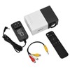 Mini Stylish Home Theater Portable LED Projector Multimedia Player Black