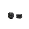 cSeao 50pcs 6-32 Black Nylock Nuts Nylon Inserted Lock Nuts