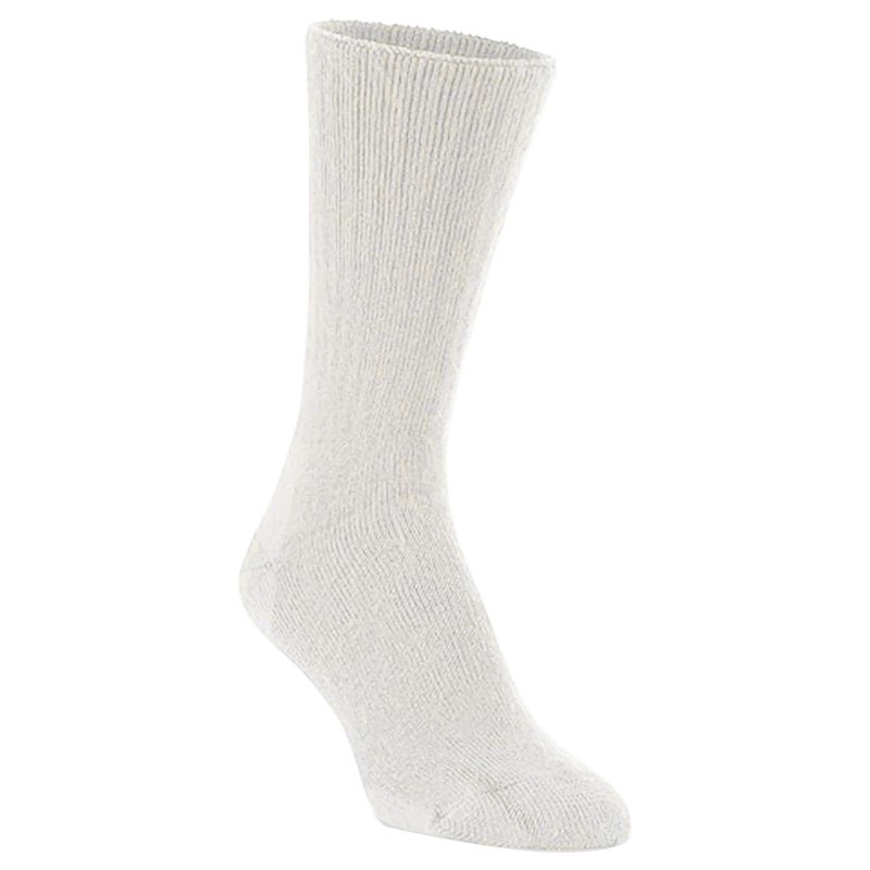 World's Softest Men's/Women's Classic Collection Crew Socks, WHITE, M8.5-12/W9-12.5