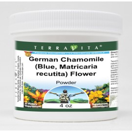German Chamomile (Blue, Matricaria recutita) Flower Powder (4 oz, ZIN: 516214) - 3 Pack