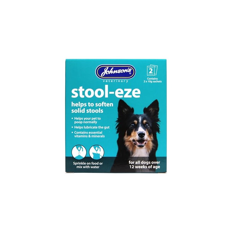 Johnson's Vet Products Stool-Eze - Helps To Soften Solid Stools