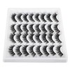 JIMIRE 16 Pairs Cat Eye False Eyelashes Fluffy Natural Fake