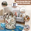 Blue Bird Cardinal Pine Laundry Baskets,Laundry Hamper,Storage Basket with Handles