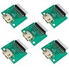 Cermant 5pcs HDMI Female 19 Pin Plug Soldering Wire Type