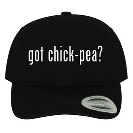 got Chick-Pea? - Embroidered Dad Hat | Baseball Cap for Men and Women | Modern Cap in Metal Closure and Pre-Curved Bill | Black | One Size