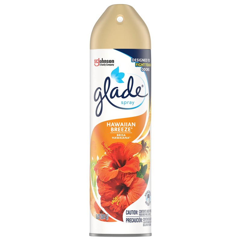Glade Air Freshener Room Spray, Hawaiian Breeze, 8 oz (Pack