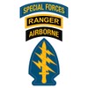 Special Forces Ranger Airborne Decal 3.5 Inch - US Army