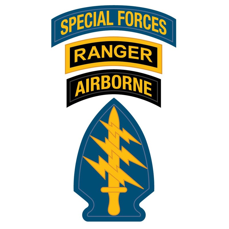 Special Forces Ranger Airborne Decal 3.5 Inch - US Army