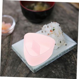 BEBEMOKO 2Pcs Triangle Rice Mold for Sushi Making Beginner-Friendly Onigiri Press Molds Rice Ball Maker Kit Japanese Rice Shaper Molds for Onigiri and Sushi