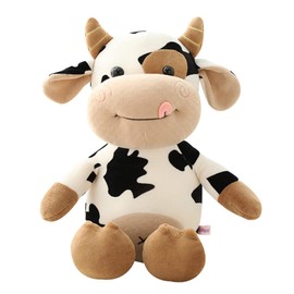 Sarah Duke Cows Cuddly Toy, Kawaii Plush, Animal Cow Cuddly Toy, Plush Toy, Cartoon Plush Doll Cushion, Cows Soft Cushion for Adults and Children, Gifts (30 cm)