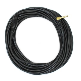 Audio 2000s E17150 1/4" TS Right Angle to XLR Male 50 Feet Audio Cable