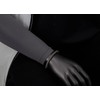 COOLSTEELANDBEYOND Minimalist Men's Women's Thin Braided Leather Bangle Sweatband Bracelet