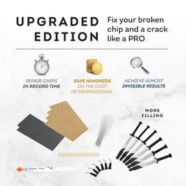 Refill for White Surface Repair Kit - Fix Chips & Defects in Minutes | Restore Tiles Bathroom Fixtures and Countertops with Ease | for Porcelain Fiberglass Corian Acrylic Ceramic Enameled and More