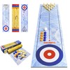 3 in 1 Shuffleboard Bowling Curling Game, Shuffleboard Table Top