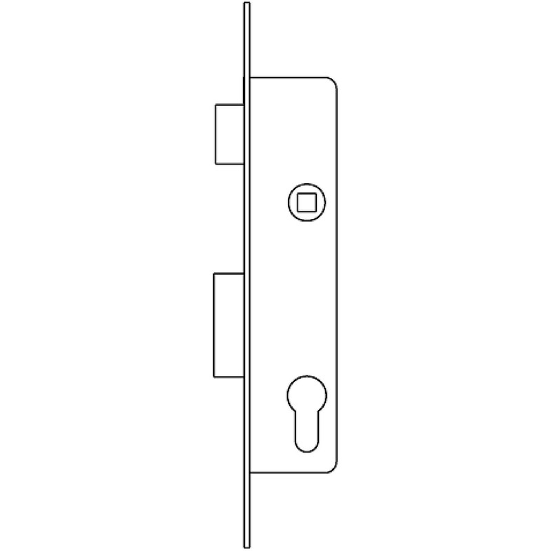 Tesa Assa Abloy 4210305NM 2210 Monopod Lock with Rocker Lever