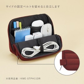 Kokuyo KME-STPH11DR Stand Tool Pouch KOKUYO ME Tartan Red