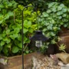 YAKii 2 Pack Solar Lantern Hanging Waterproof Outdoor Metal Solar
