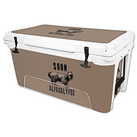 MightySkins Skin Compatible with RTIC 65 qt Cooler (2016) – Alpacalypse | Protective, Durable, and Unique Vinyl Decal wrap Cover | Easy to Apply, Remove, and Change Styles | Made in The USA