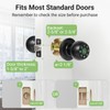 Smart Fingerprint Door Knob for Bedroom, Biometric Door Lock with
