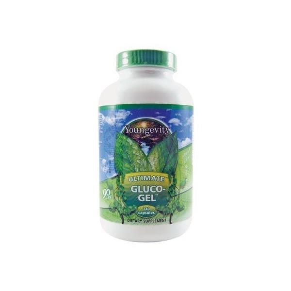 Ultimate Gluco-Gel 240 Capsules Youngevity Glucosamine Sulfate 500mg Joint Support (Ships Worldwide)