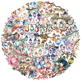 EUFFO Aesthetic Lights Stickers, Pack of 50, Vintage Fantasy Stickers for Scrapbook, Journal, Photo Album, Laptop, Kindle, Motorcycle, Bicycle, Computer, PET Transparent Waterproof Decals