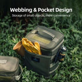 Thous Winds Tactical Camping Storage Bag 9.6L, Khaki