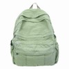 GAMLFL Canvas Backpack for Women Retro Aesthetic Rucksack Basic Backpack