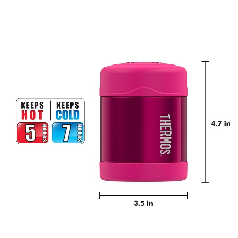FUNtainer Food Flask Pink 290ml