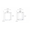 MIGUIWOR 2 Cotton Pad Dispenser, Cotton Bud Container, Cotton Pads