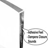 AMT Premium Acrylic Clear Monitor Riser Laptop/PC/Multimedia Monitor Stand for